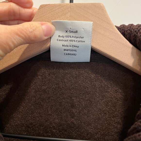 Varley Aspen Gilet Vest in Dark Brown NWOT XS - Picture 4 of 6